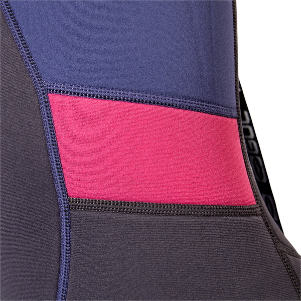 2026 Gul Womens Response Natur 3/2mm Back Zip Shorty Fato De Mergulho RE3318-GYBL - Cinza / Blue
